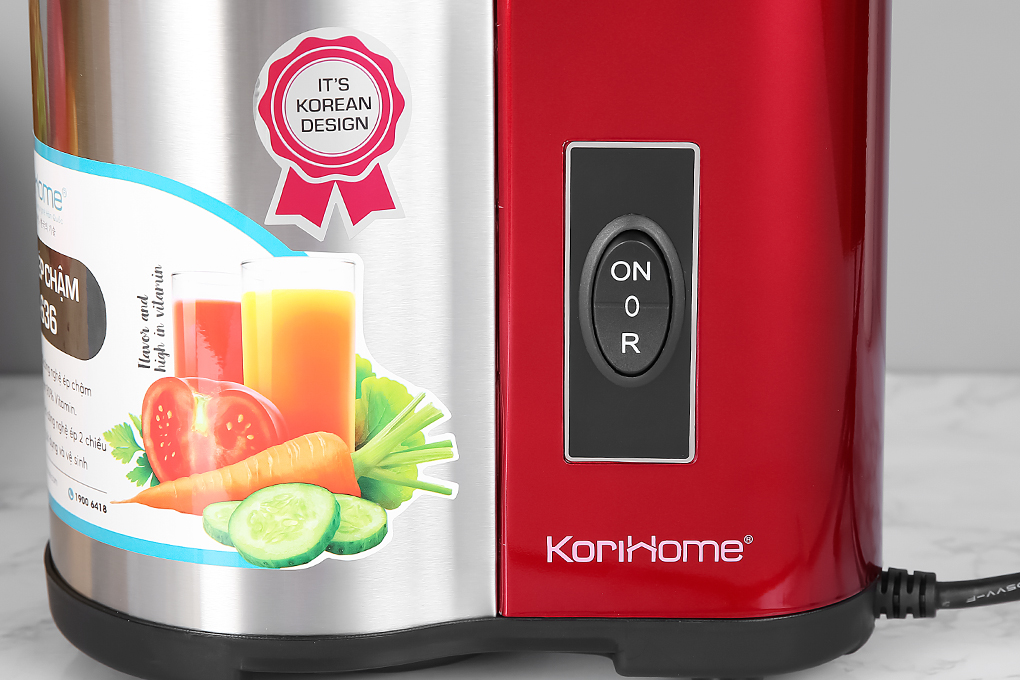 Máy ép chậm Korihome JEK-636 Màu Đỏ