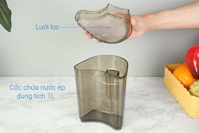 Máy ép trái cây Korihome JEK-688 Màu Đỏ