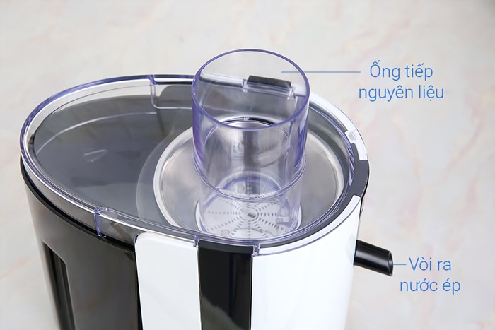 Máy ép hoa quả Midea MJ-JE40 Màu Bạc