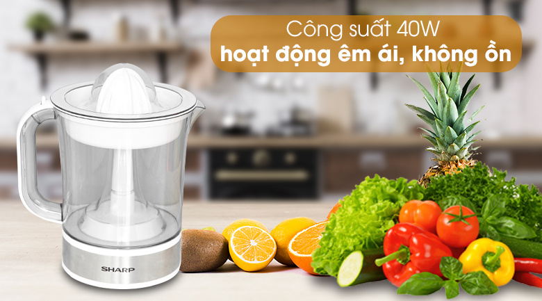 Công suất - Máy vắt cam Sharp EJ-J415-WH