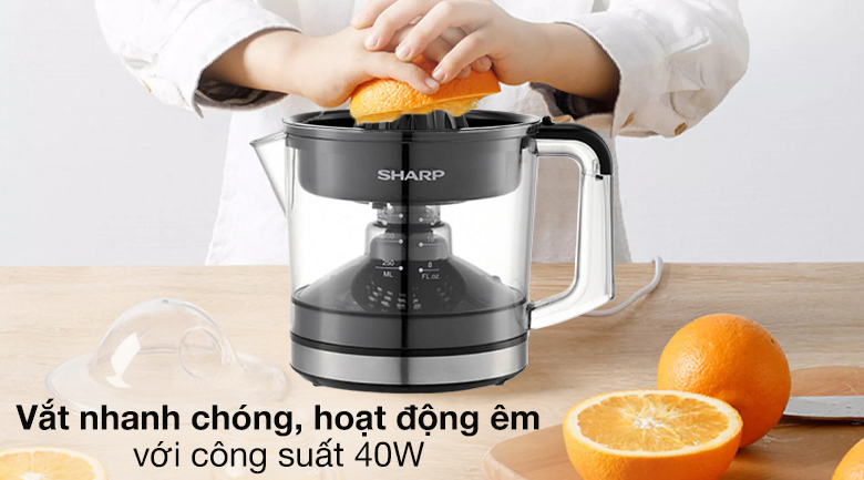 Máy vắt cam Sharp EJ-J407-BK - Công suất