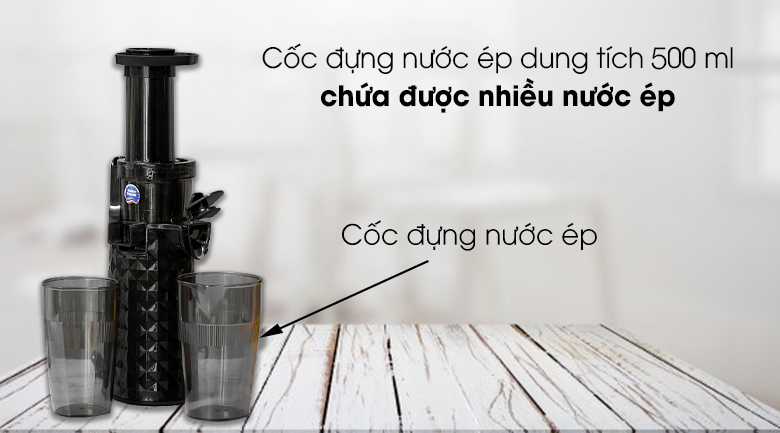 Máy ép chậm Magic Eco AC-130 - Cốc chứa dung tích 500 ml