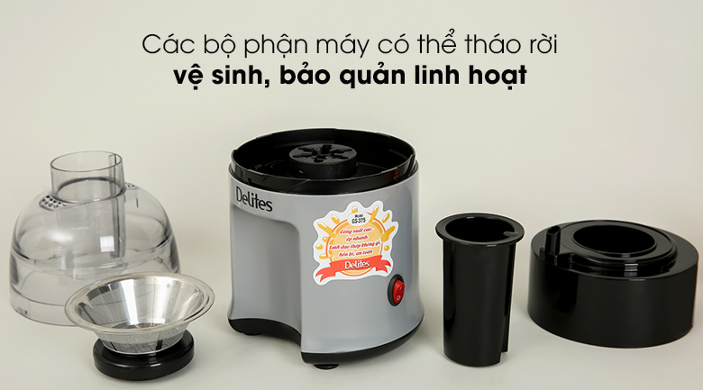 Review Máy ép trái cây Delites GS-375