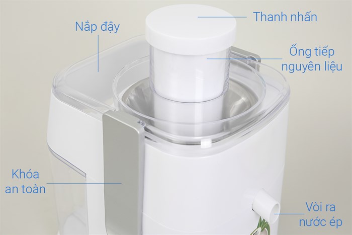 Máy ép trái cây AVA GS-331 Màu Trắng