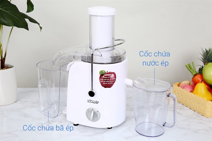 Máy ép trái cây Hommy GS-321 Màu Trắng