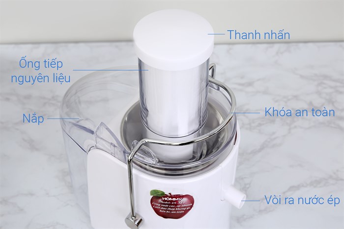 Máy ép trái cây Hommy GS-321 Màu Trắng