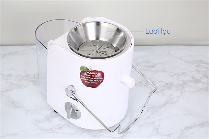 Máy ép trái cây Hommy GS-321 Màu Trắng