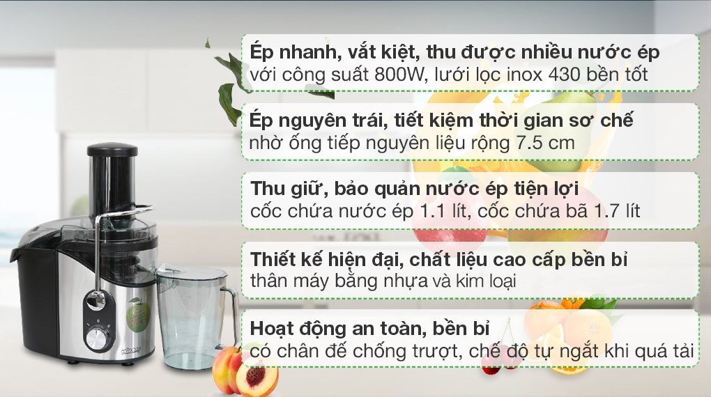 Máy ép trái cây Hommy GS-329