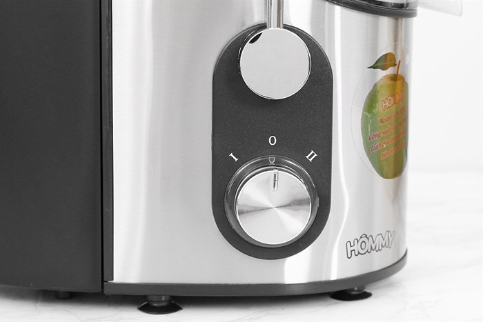 Máy ép trái cây Hommy GS-329 Màu Đen - Bạc