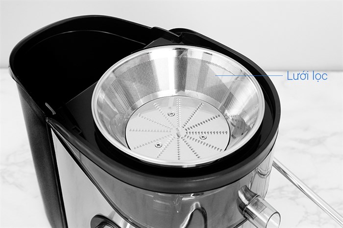 Máy ép trái cây Hommy GS-329 Màu Đen - Bạc