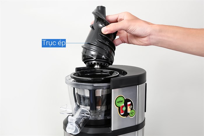 Máy ép chậm Mishio OJ6-Fruitberry-S Màu Bạc Inox