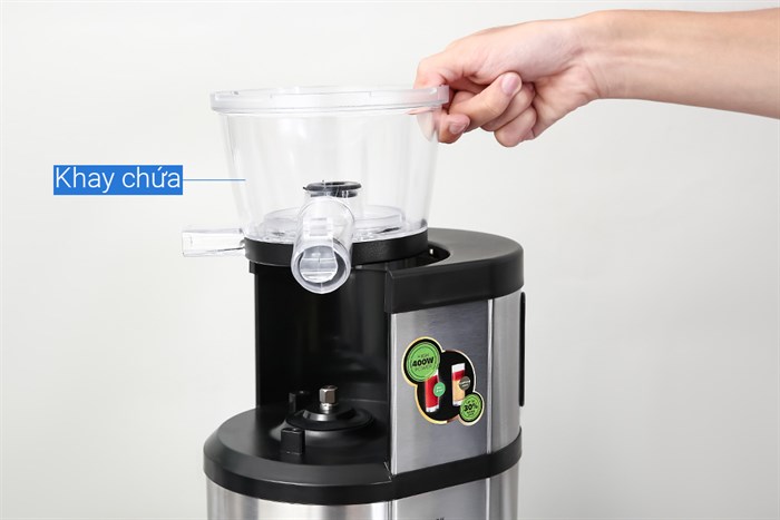 Máy ép chậm Mishio OJ6-Fruitberry-S Màu Bạc Inox