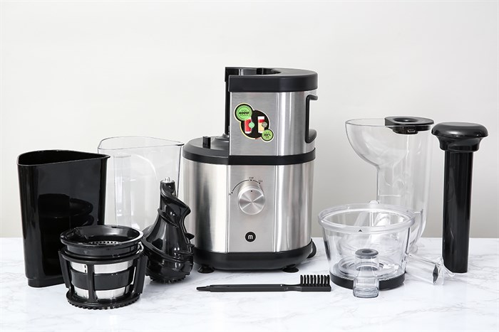 Máy ép chậm Mishio OJ6-Fruitberry-S Màu Bạc Inox