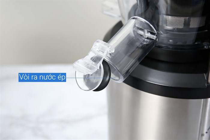 Máy ép chậm Mishio OJ6-Fruitberry-S Màu Bạc Inox