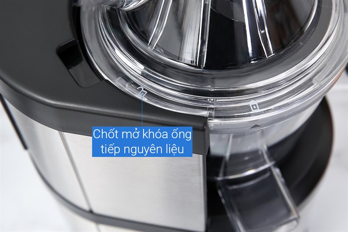 Máy ép chậm Mishio OJ6-Fruitberry-S Màu Bạc Inox
