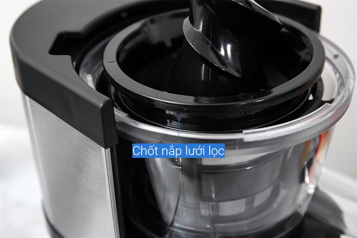 Máy ép chậm Mishio OJ6-Fruitberry-S Màu Bạc Inox