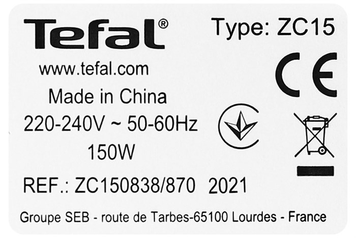 Máy ép chậm Tefal ZC150838 Màu Đen