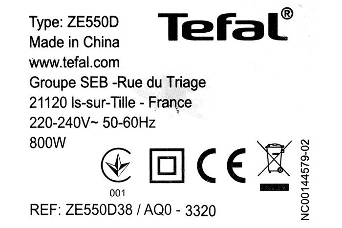 Máy ép trái cây Tefal ZE550D38 Màu Đen