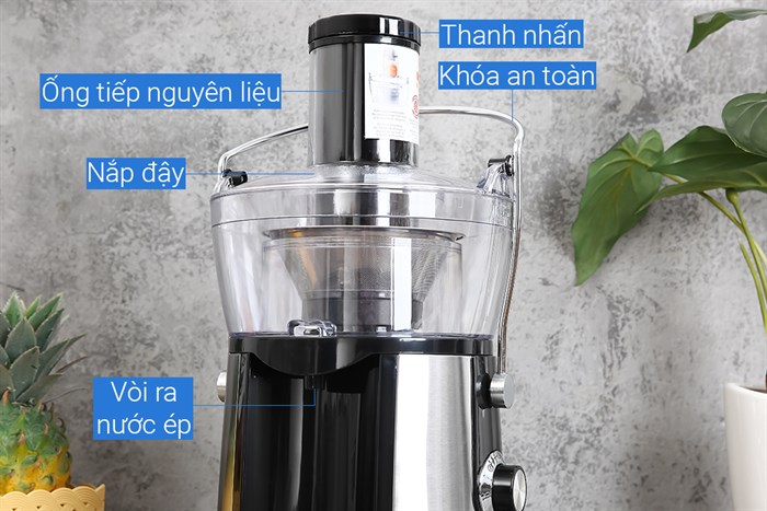 Máy ép trái cây Tefal ZE550D38 Màu Đen