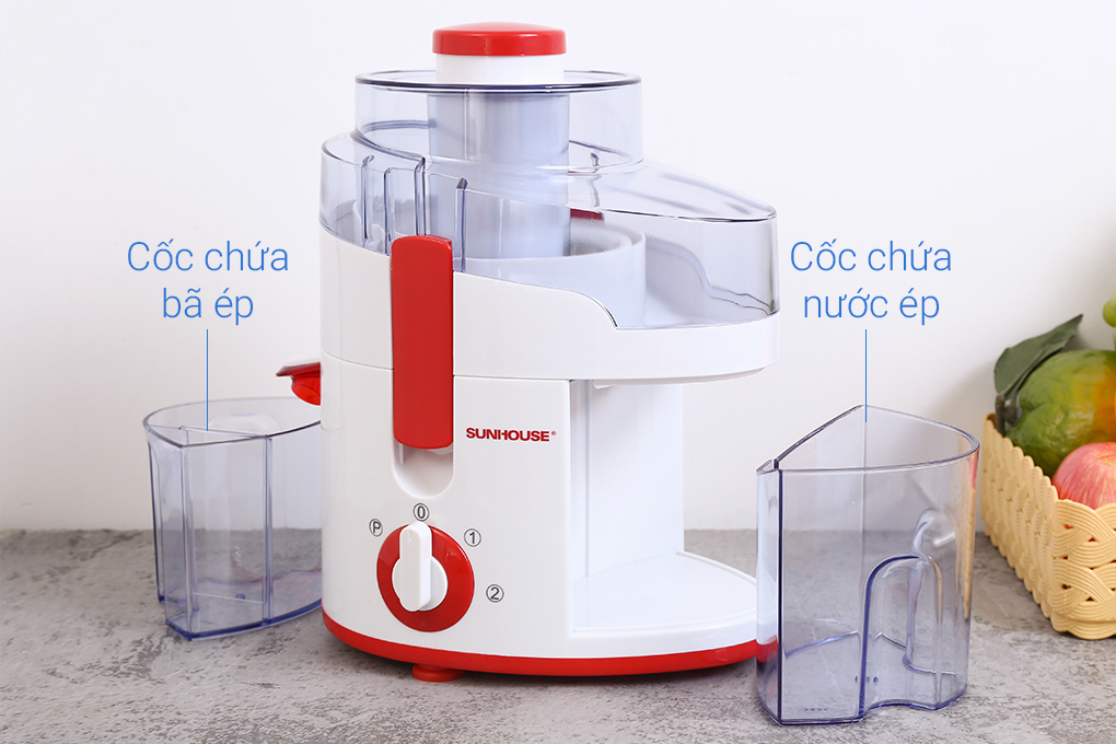 Máy ép trái cây Sunhouse SHD5520 Màu Đỏ