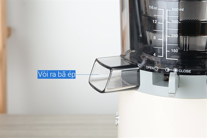 Máy ép chậm Smeg SJF01CREU (535.43.625) Màu Kem