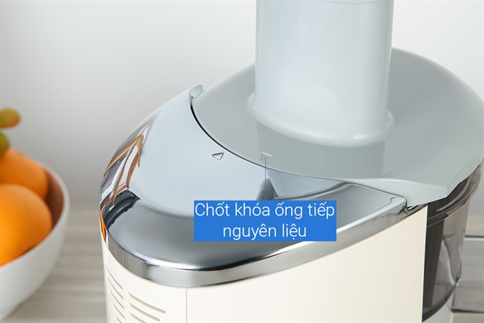 Máy ép chậm Smeg SJF01CREU (535.43.625) Màu Kem