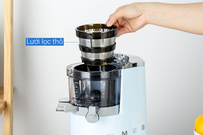 Máy ép chậm Smeg SJF01PBEU (535.43.628) Màu Xanh Dương