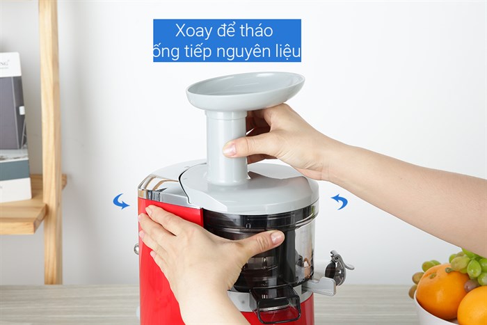 Máy ép chậm Smeg SJF01RDEU (535.43.629) Màu Đỏ
