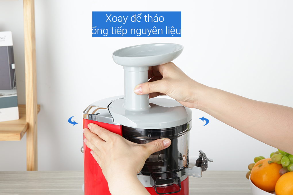 Máy ép chậm Smeg SJF01RDEU (535.43.629) Màu Đỏ
