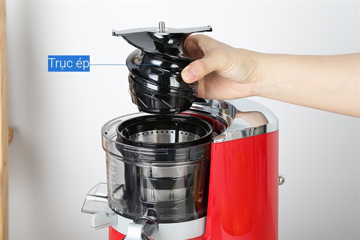 Máy ép chậm Smeg SJF01RDEU (535.43.629) Màu Đỏ