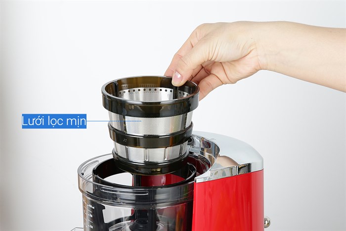 Máy ép chậm Smeg SJF01RDEU (535.43.629) Màu Đỏ