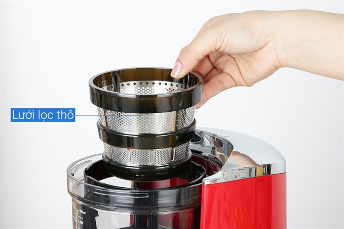 Máy ép chậm Smeg SJF01RDEU (535.43.629) Màu Đỏ