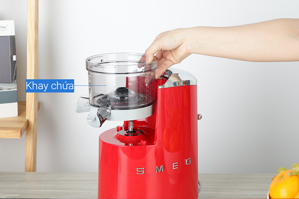 Máy ép chậm Smeg SJF01RDEU (535.43.629) Màu Đỏ