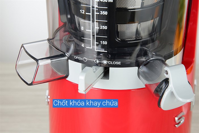 Máy ép chậm Smeg SJF01RDEU (535.43.629) Màu Đỏ