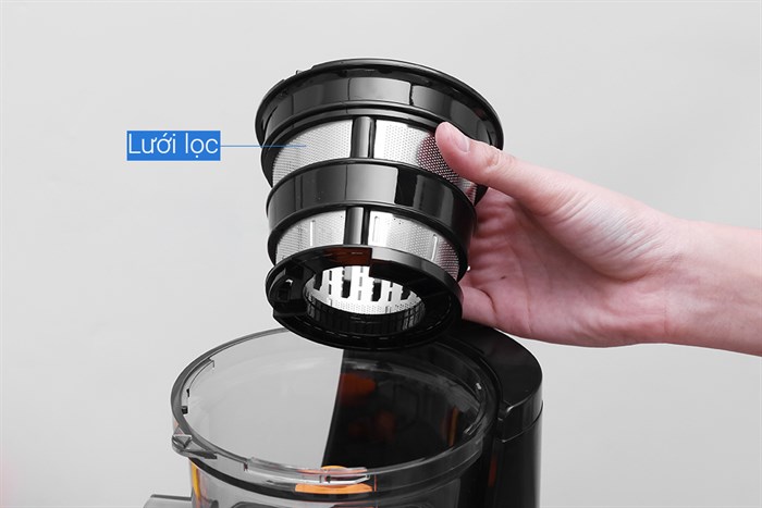 Máy ép chậm Hommy GS-135L Màu Đen - Bạc