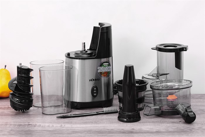 Máy ép chậm Hommy GS-135L Màu Đen - Bạc