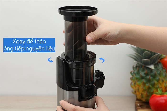 Máy ép chậm mini AVA SJ-008 Màu Đen - Bạc