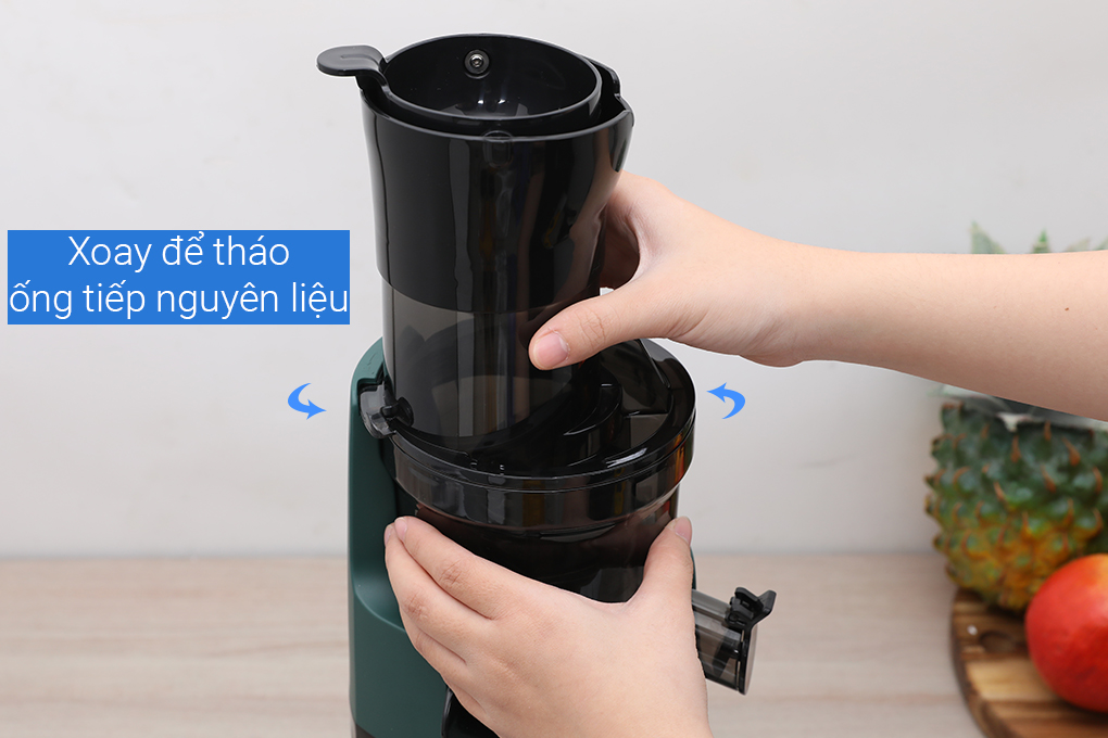 Máy ép chậm AVA SJ-009 Màu Đen - Xanh lá