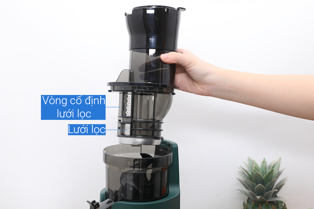 Máy ép chậm AVA SJ-009 Màu Đen - Xanh lá