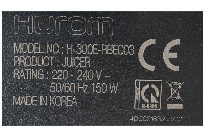 Máy ép chậm Hurom H300E-RBE Màu Đỏ