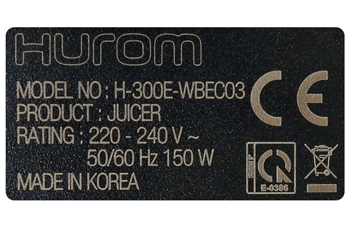 Máy ép chậm Hurom H300E-WBE Màu Xám