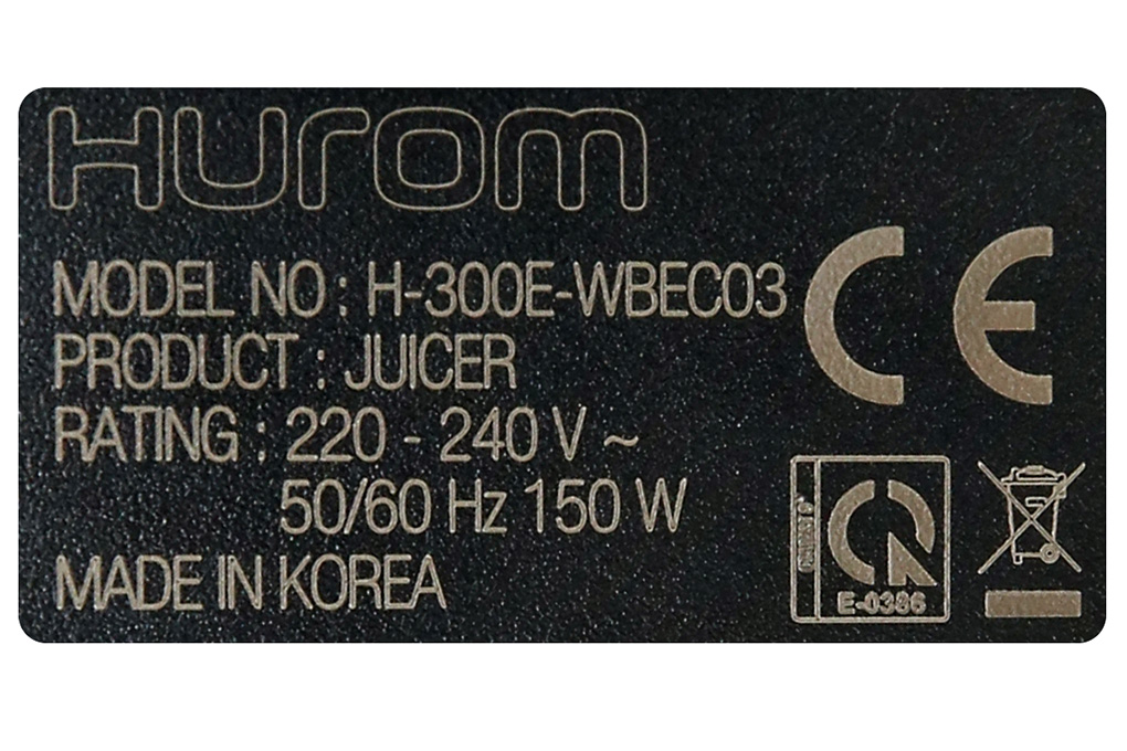 Máy ép chậm Hurom H300E-WBE Màu Xám