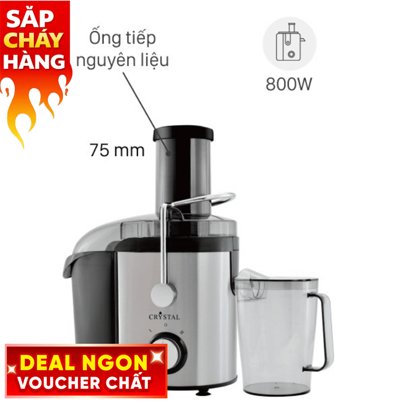Máy ép trái cây Crystal GS-333