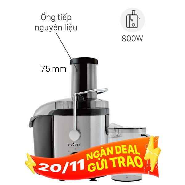 Máy ép hoa quả Crystal GS-333