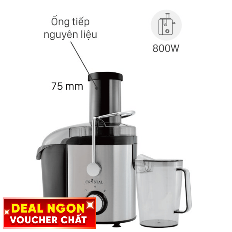 Máy ép trái cây Crystal GS-333