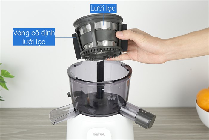 Máy ép chậm Tefal ZC600138 Màu Trắng - Đen