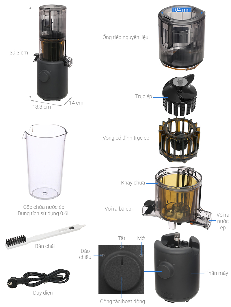 Máy ép chậm Hurom H310A-CL