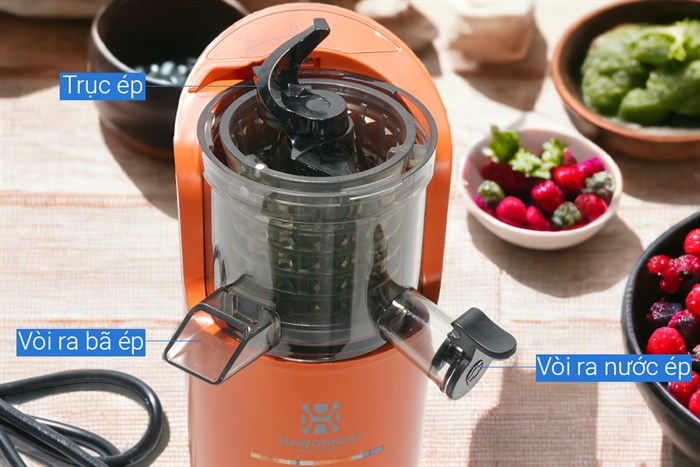 Máy ép chậm Hawonkoo SJH-001-CR Màu Cam
