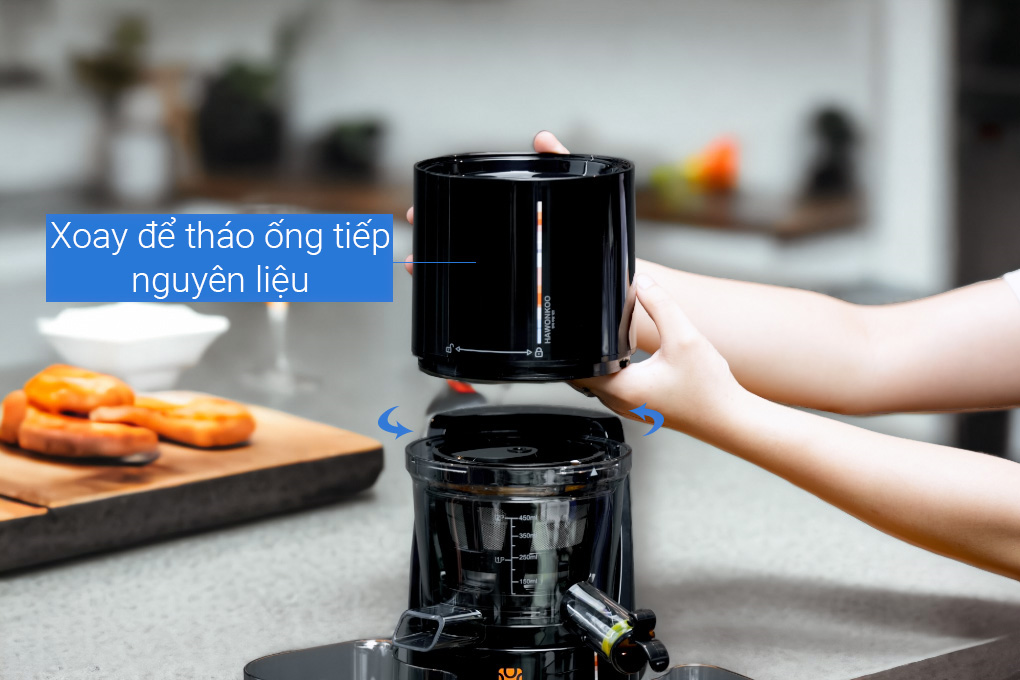 Máy ép chậm Hawonkoo SJH-045-BA Màu Đen