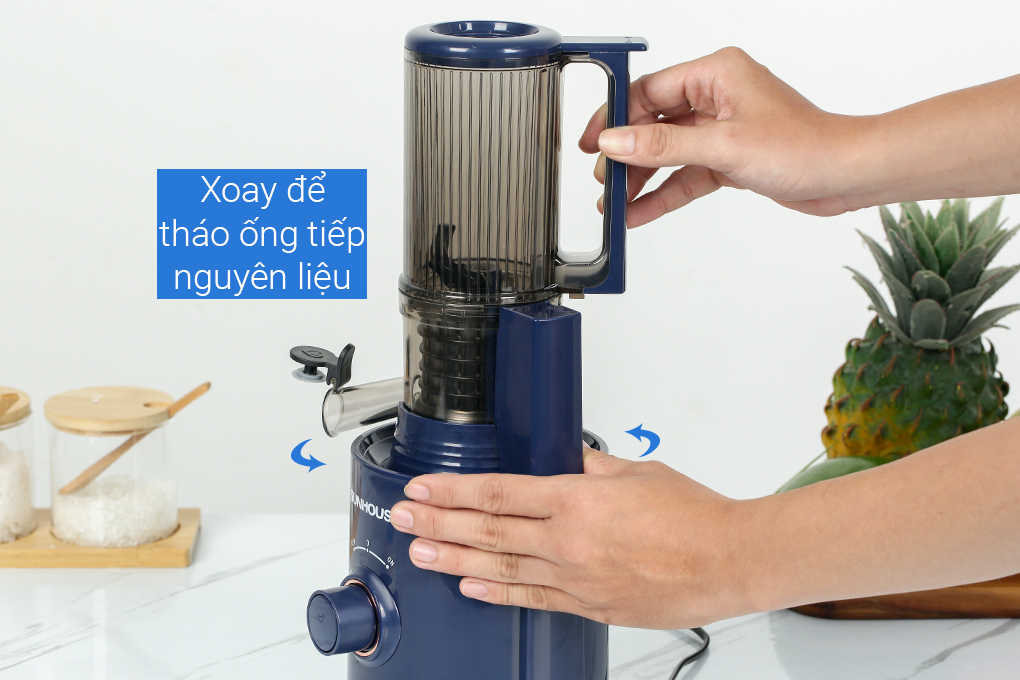 Máy ép chậm Sunhouse SHD5512 Màu Xanh Dương